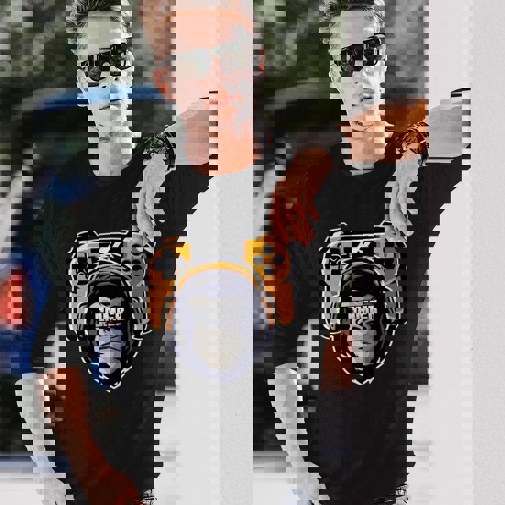 Playtation ゲーマーギフト モンキー ゲームプレーヤー ビデオゲーム 長袖tシャツ 長袖Tシャツ 彼への贈り物