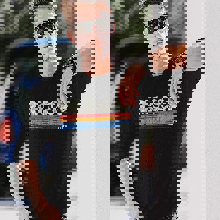 Recco、イタリア レトロ 70年代80年代スタイル 長袖Tシャツ 彼への贈り物