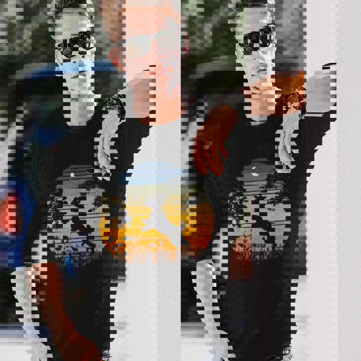 Retrointageunset Garden Nature Cockapoo Dog Lover 長袖Tシャツ 彼への贈り物