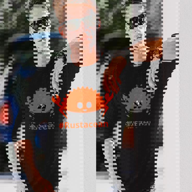 Rustプログラミング言語tシャツ – システムプログラマー開発者 長袖tシャツ 長袖Tシャツ 彼への贈り物