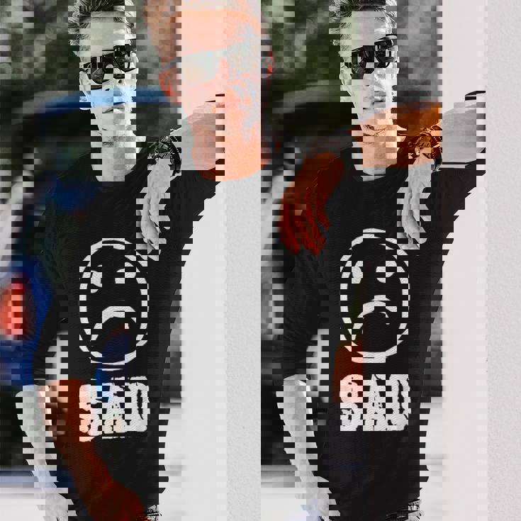 Sad 季節 愛情障害 悲しみ うつ病 エモ パンク 長袖Tシャツ 彼への贈り物