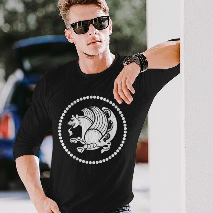 Simorgh Le Phoenixymbole De La Persie Ancienne T-shirt à manches longues Cadeaux pour lui