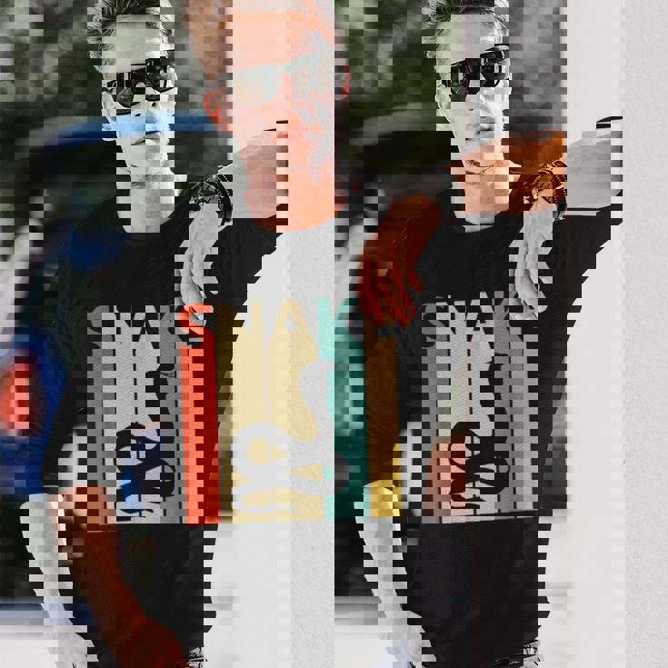 Snake ヘビ 蛇 動物 長袖Tシャツ 彼への贈り物