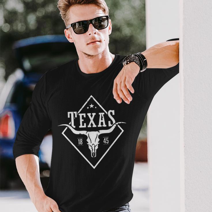 Texas Et Bétail T-shirt à manches longues Cadeaux pour lui