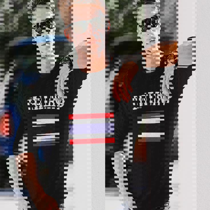 Thai Pride Flag Thailandia Grande Regalo Maglietta a maniche lunghe Regalos para él