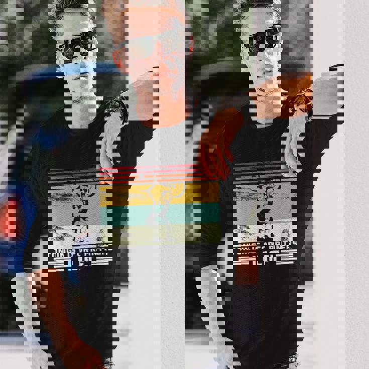 Toning Is For Printers I Lift Weight Lifting ウエイトリフティング 長袖Tシャツ 彼への贈り物