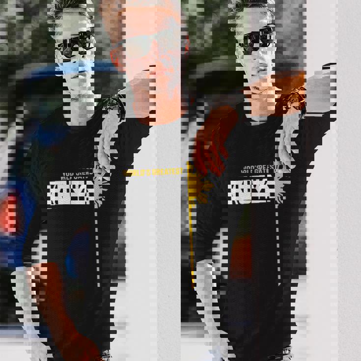 World's Greatest Kuya フィリピンtシャツ 長袖Tシャツ 彼への贈り物