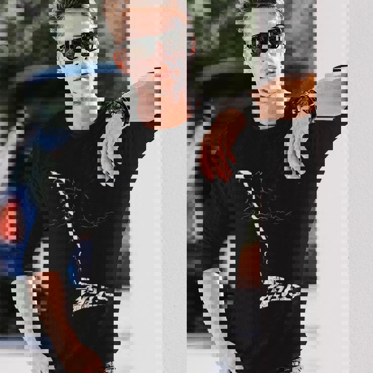 Zeus ギリシャ神話 ギリシャ神話 ギリシャ神 古代ギリシャ 稲妻 長袖Tシャツ 彼への贈り物