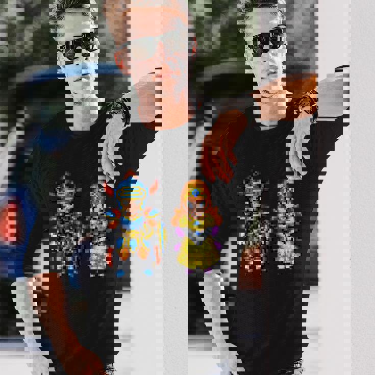 【公式】Hd-2D版『ドラゴンクエストi』キャラクタードット 長袖Tシャツ 彼への贈り物