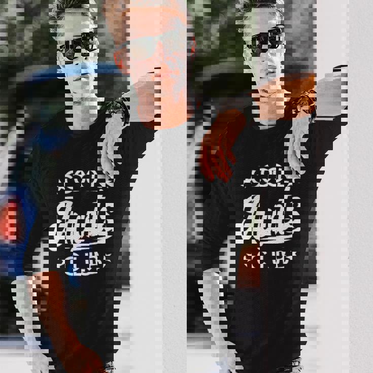 かっこいい叔母さんクラブ最高のおばさんお気に入りの叔母さんかっこいいおばさんクラブ 長袖Tシャツ 彼への贈り物