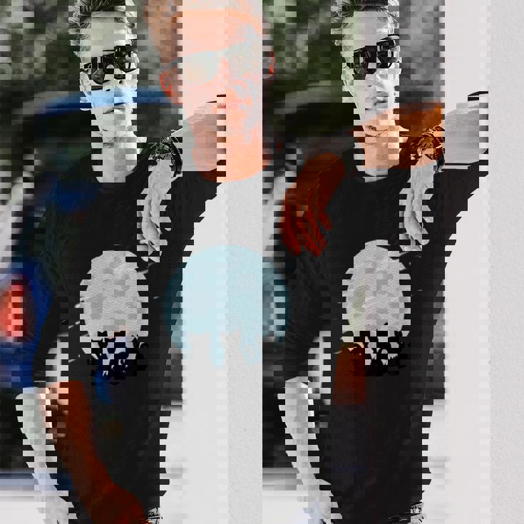 かわいい猫モチーフ 猫好き ペット カラフル ハウスキャット 長袖Tシャツ 彼への贈り物