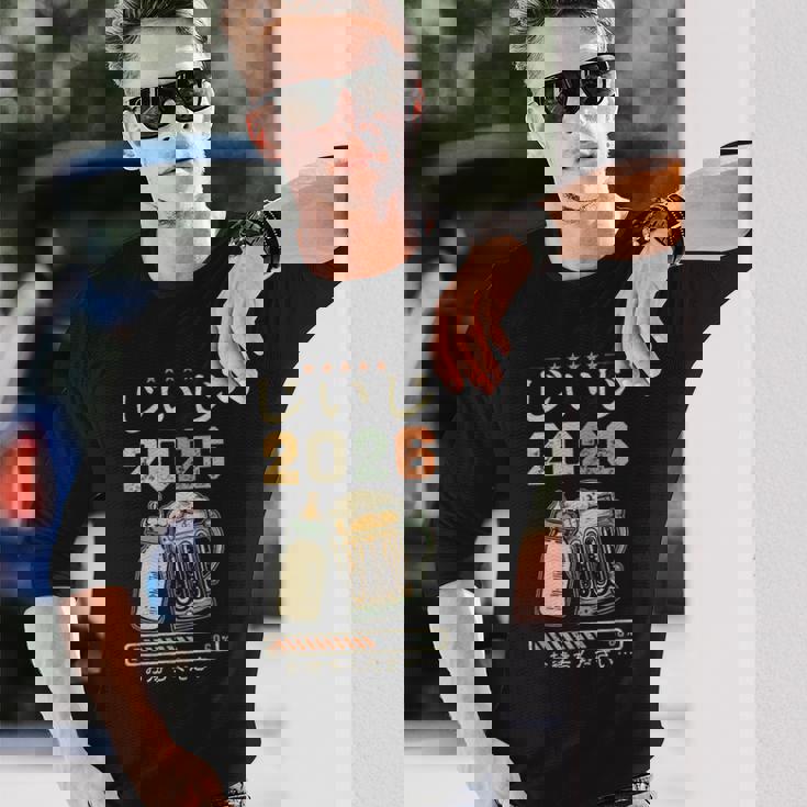 じいじ2026・もうすぐおじいちゃん・じいじになる・ベビーのお知らせ 長袖Tシャツ 彼への贈り物