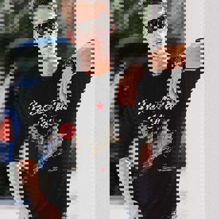 へそてんねこ、うずら 猫 へそ天 鶉 かわいい Cater2 長袖Tシャツ 彼への贈り物