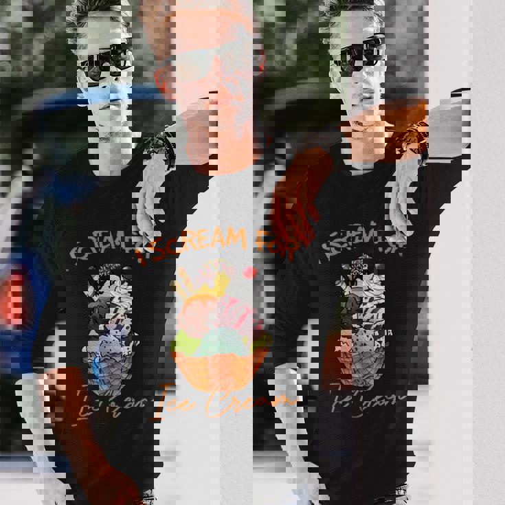 アイ・スクリーム・フォー・アイスクリーム 長袖Tシャツ 彼への贈り物