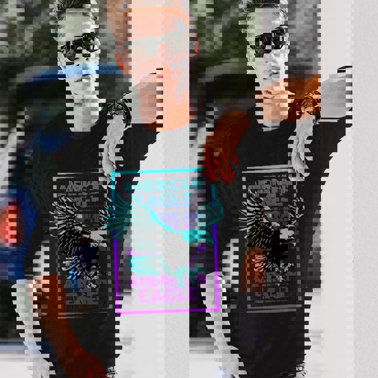 アメリカンイーグル ビンテージ レトロ アメリカンイーグル 長袖tシャツ 長袖Tシャツ 彼への贈り物