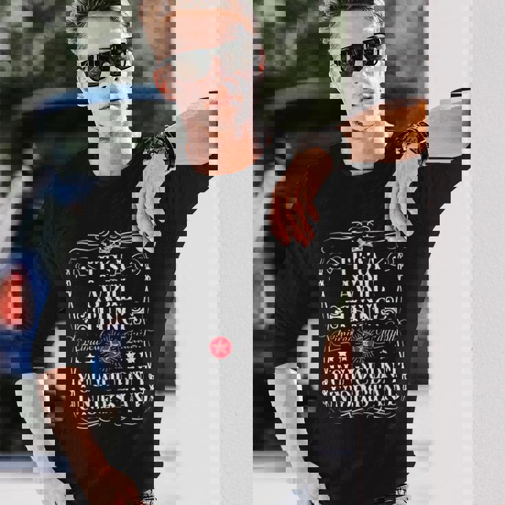 アヴリル 名前 Its A Avril Thing You Wouldn't Understanding 長袖Tシャツ 彼への贈り物