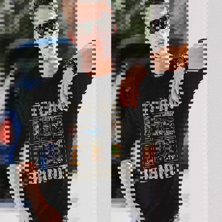 イタリアン・ブレインロット Italian Brainrot 長袖Tシャツ 彼への贈り物