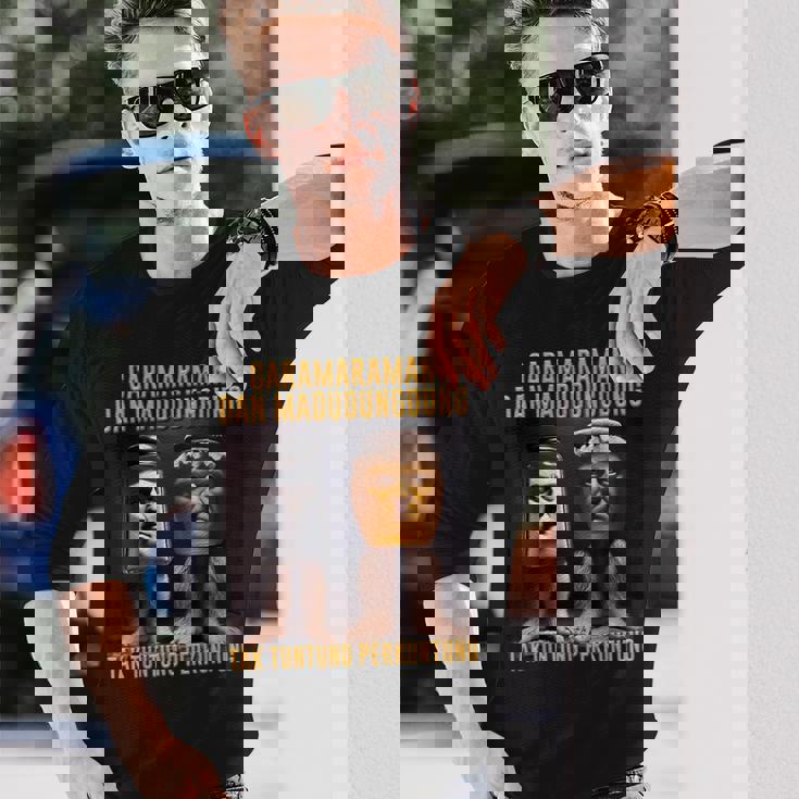 インターネットミーム Ai ガラマラマン Madudungdung ブレイン イタリアン 長袖Tシャツ 彼への贈り物