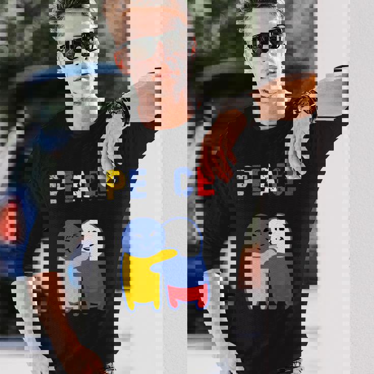 ウクライナロシア平和ウクライナノーウォー。 長袖Tシャツ 彼への贈り物