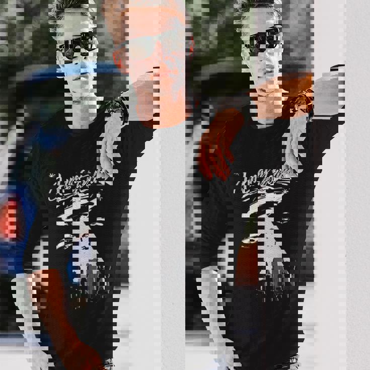 エイリアン誘拐 Ufo Humans Are Terrible 長袖Tシャツ 彼への贈り物