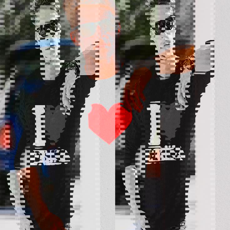 エリカが好き 長袖Tシャツ 彼への贈り物