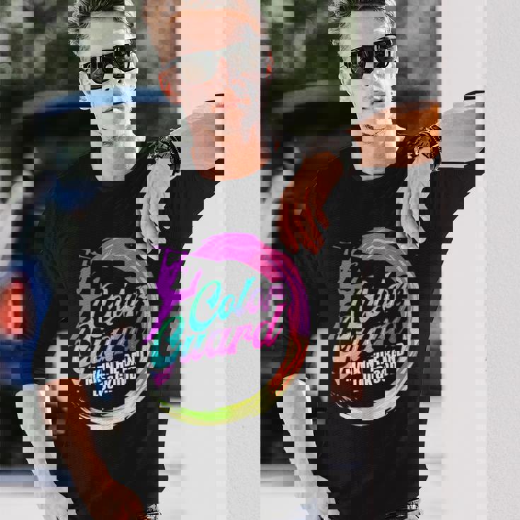 カラーガード バンドを素敵に見せる カラーガード 長袖Tシャツ 彼への贈り物