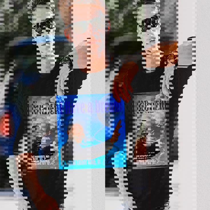 キング牧師_001 長袖Tシャツ 彼への贈り物