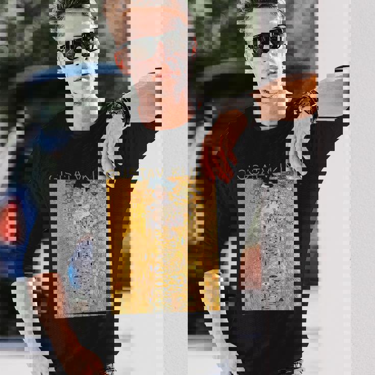 グスタフ・クリムト アデル・ブロッホ・バウアーの肖像 アーティスト向け 長袖Tシャツ 彼への贈り物