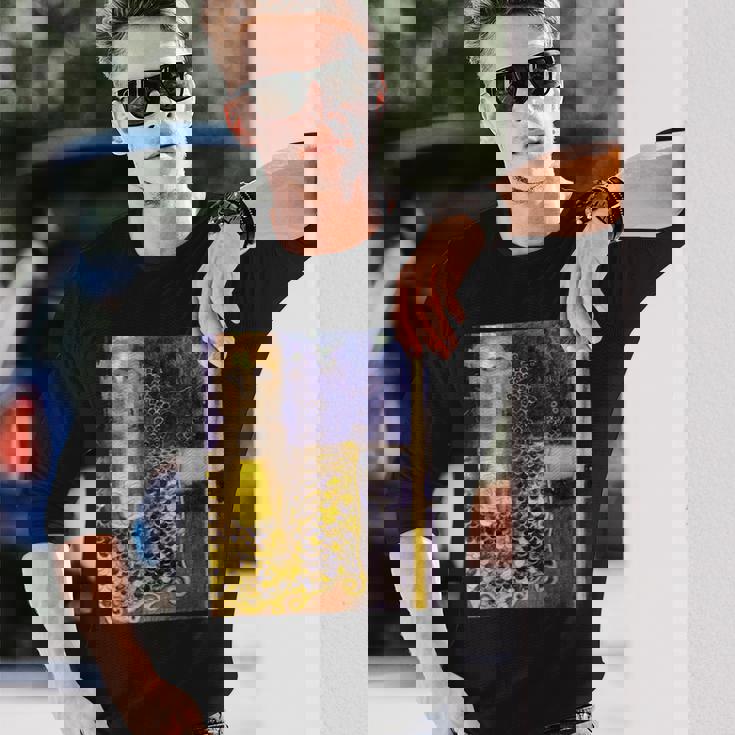 グスタフ・クリムト パラス・アテネ 2 アーティスト向け 長袖Tシャツ 彼への贈り物