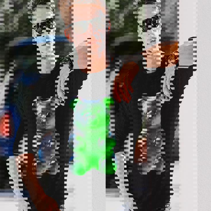 グリーン グミベア 長袖Tシャツ 彼への贈り物