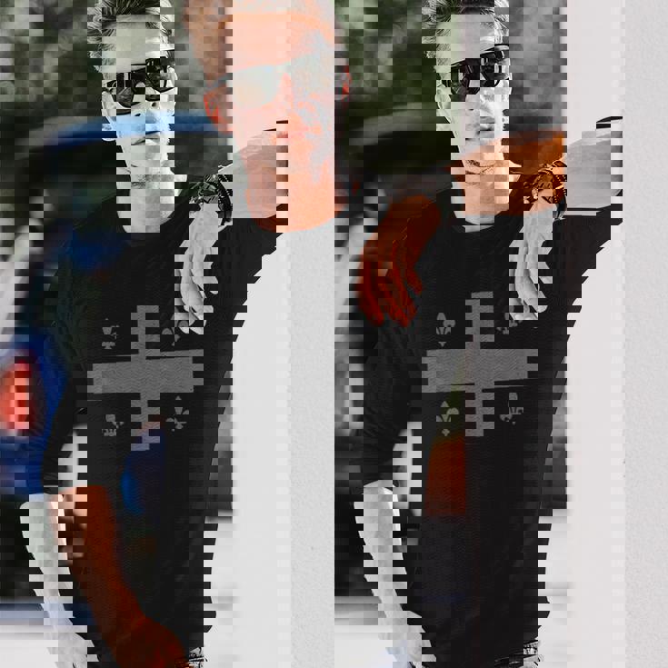 ケベック ケベコワ 国旗 プライド カナダ モントリオールカナディアン 長袖Tシャツ 彼への贈り物