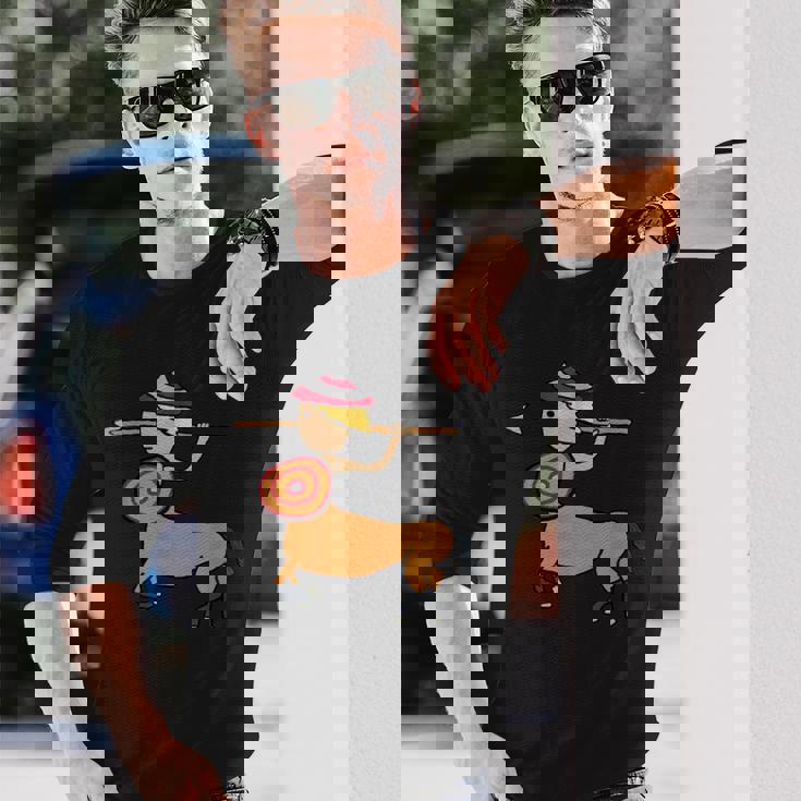 ケンタウロス射手座 長袖Tシャツ 彼への贈り物