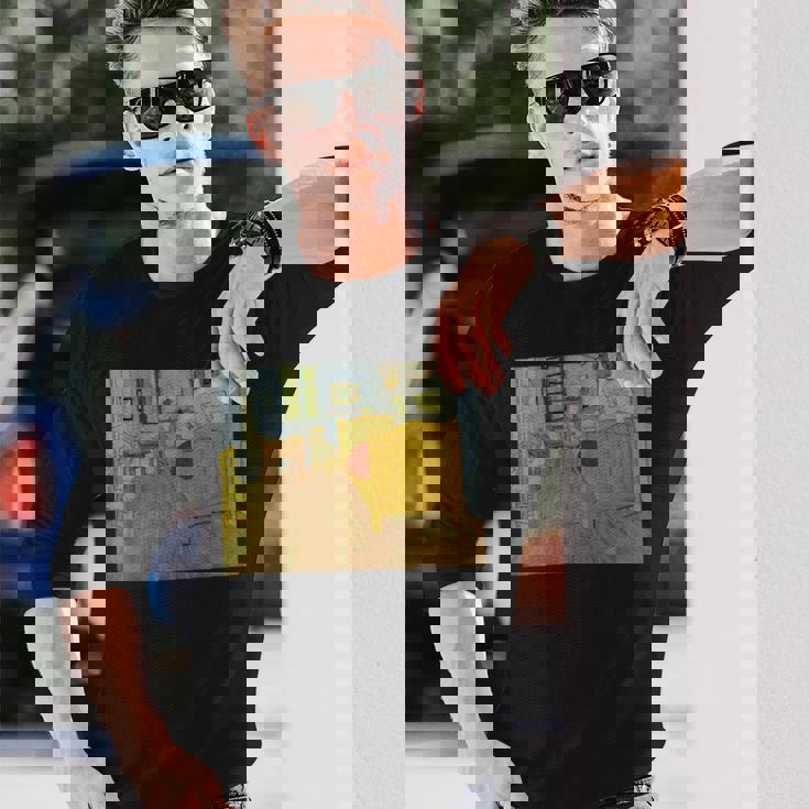 ゴッホ-アルルのベッドルーム 長袖Tシャツ 彼への贈り物