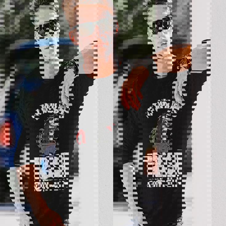 ゴミが関係するならオポッサムジョークでカウントしてくれポッサム 長袖Tシャツ 彼への贈り物