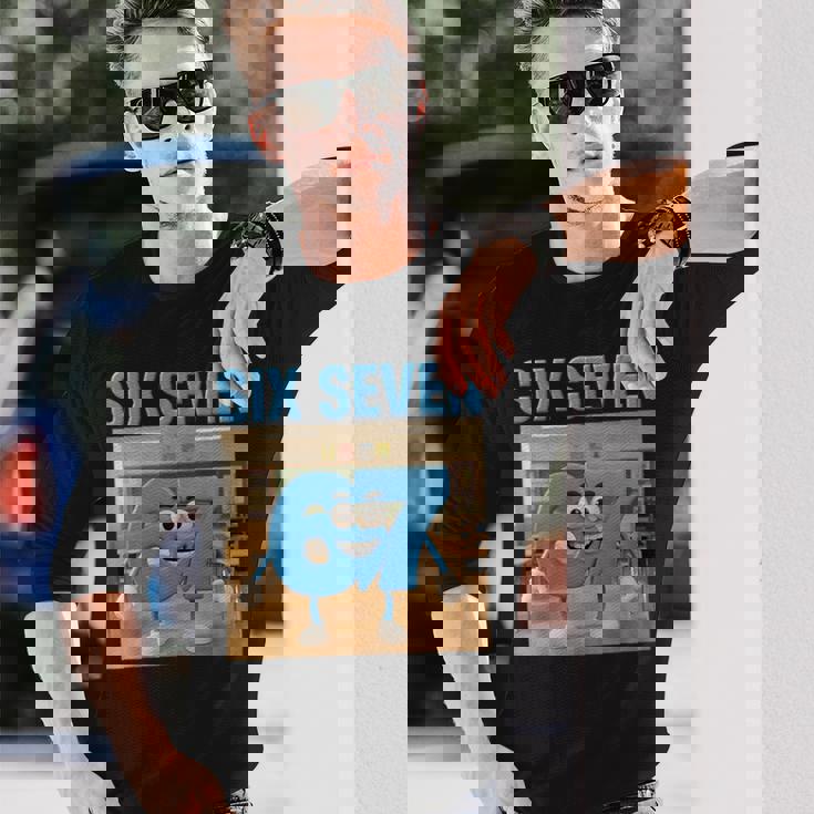 シックスセブン新人ブレインロット2026キッズボーイズキャッチフレーズ67 長袖Tシャツ 彼への贈り物