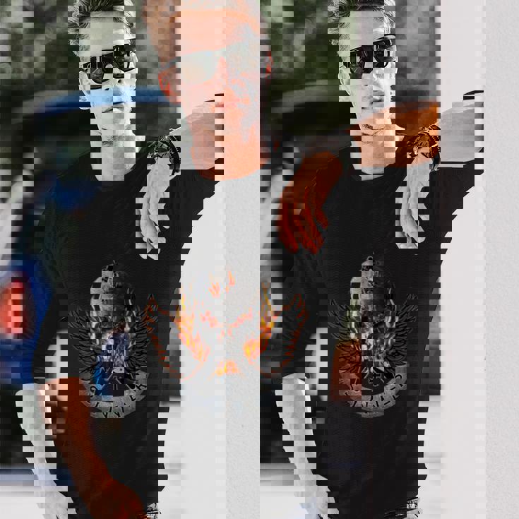 シナーヘビーメタルフライングv 長袖tシャツ 長袖Tシャツ 彼への贈り物