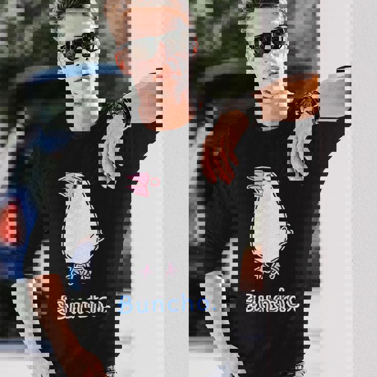 シロブンチョウ さん『トーク』白文鳥【どうぶつフレンズ】かわいい 動物 イラスト 長袖Tシャツ 彼への贈り物