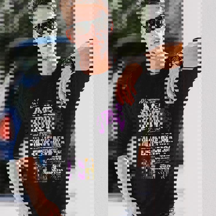 ジェームス・ブラウン・フェア・ヘイブン・アリーナ 長袖Tシャツ 彼への贈り物