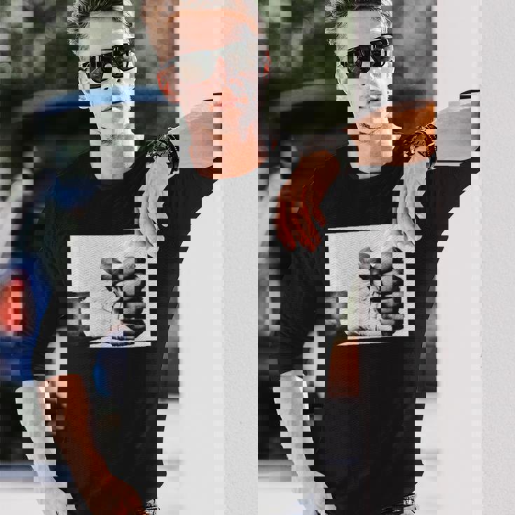 ジョージ・フォアマン ボクシング 拳 ランブル・イン・ザ・ジャングル ヘビーウェイト 長袖Tシャツ 彼への贈り物