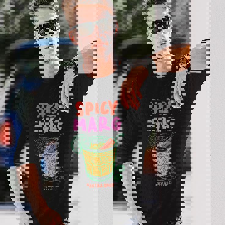 スパイシーマーグ エクストラスパイシーマルガリータカクテル 長袖Tシャツ 彼への贈り物