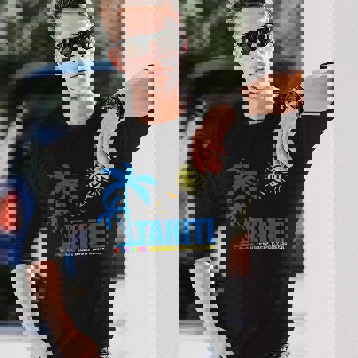 タヒチ フランス領ポリネシア お土産 タヒチ 長袖Tシャツ 彼への贈り物