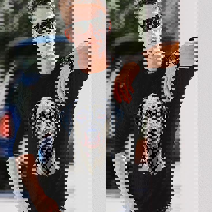 ダルメシアン 愛犬家デザイン 子犬の愛 ダルメシアン 長袖Tシャツ 彼への贈り物