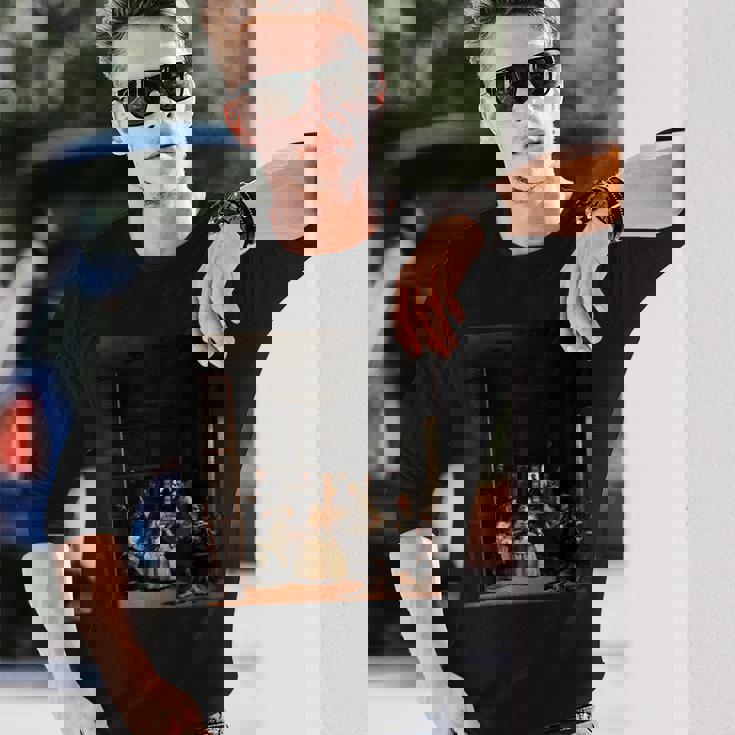 ディエゴ・ベラスケス-ラス・メニーナス 長袖Tシャツ 彼への贈り物