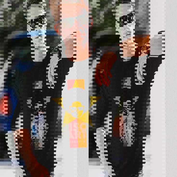 ディスコtシャツ アフロクイーンレトログルービー70年代パーティーギフトtシャツ 長袖Tシャツ 彼への贈り物