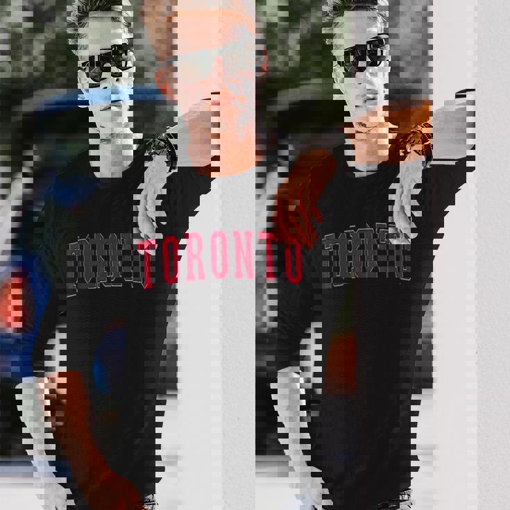 トロント カナダ 恋人 カナダのバケーション お土産 トロント 長袖Tシャツ 彼への贈り物