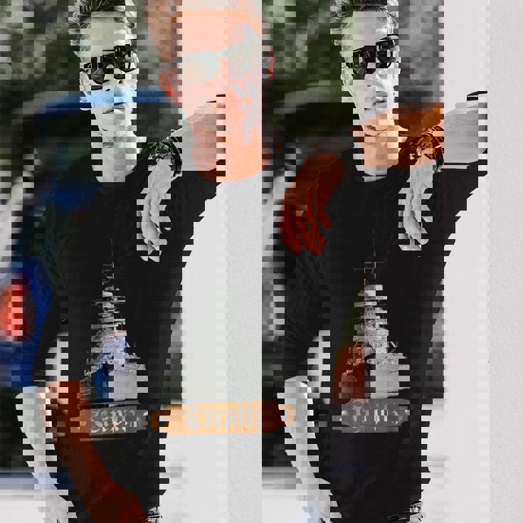 ドイツ戦艦ティルピッツ 第二次世界大戦海軍 長袖Tシャツ 彼への贈り物