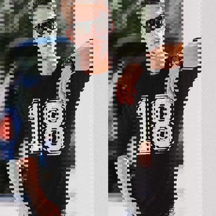 ナンバー18 シャツ 長袖Tシャツ 彼への贈り物