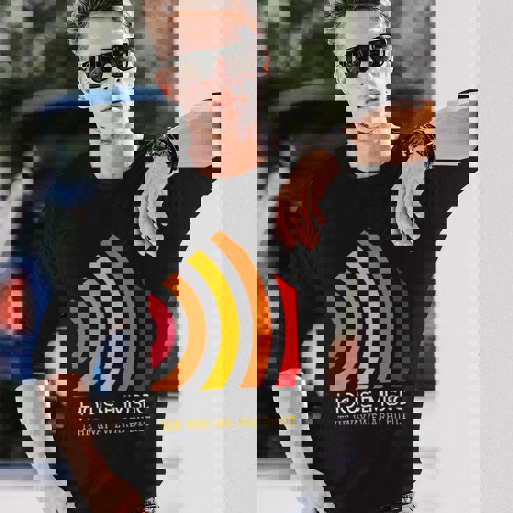 ハウスミュージック ディープファンキーハウス 長袖Tシャツ 彼への贈り物