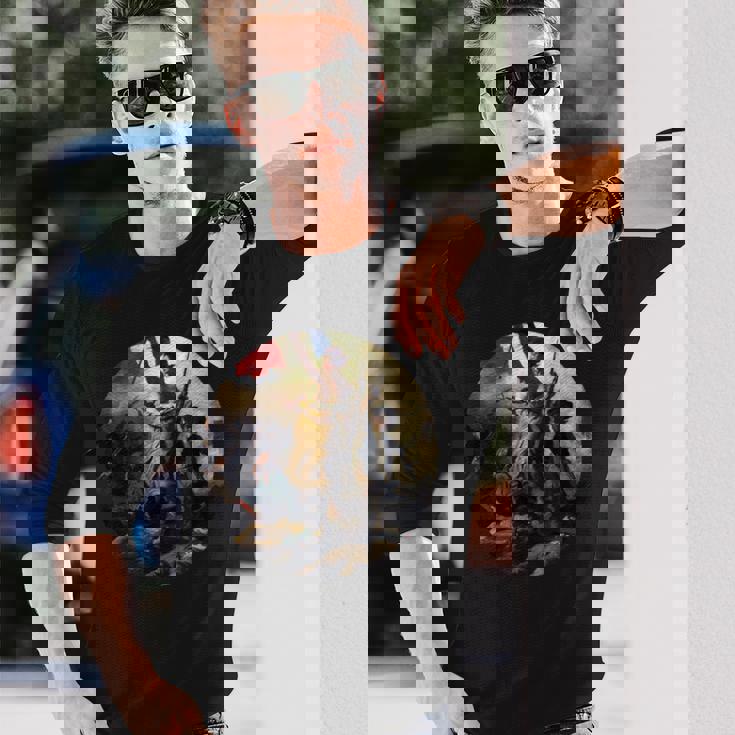 バスティーユを襲うフランス革命 パリ フランス 長袖Tシャツ 彼への贈り物