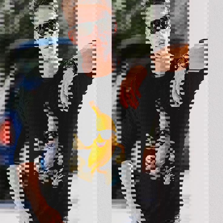 バナナサッカー 長袖Tシャツ 彼への贈り物